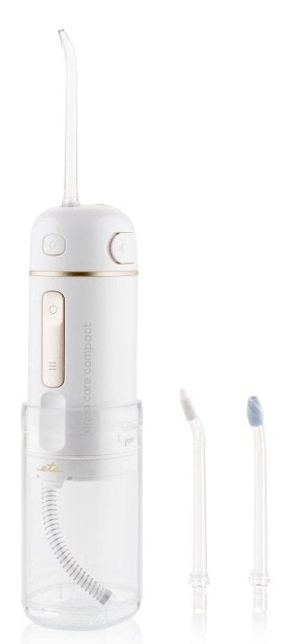 Eta Aqua Care Compact ETA570890000 Oral Irrigator, 360° Rotating Nozzle, White