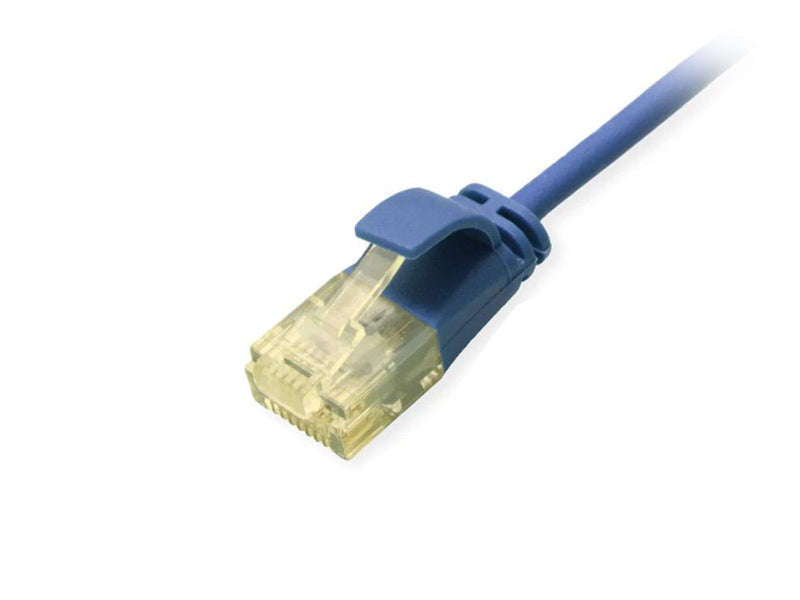 Equip Network Cable CAT.6A Slim U UTP 2x RJ45 3.00M Blue Lszh