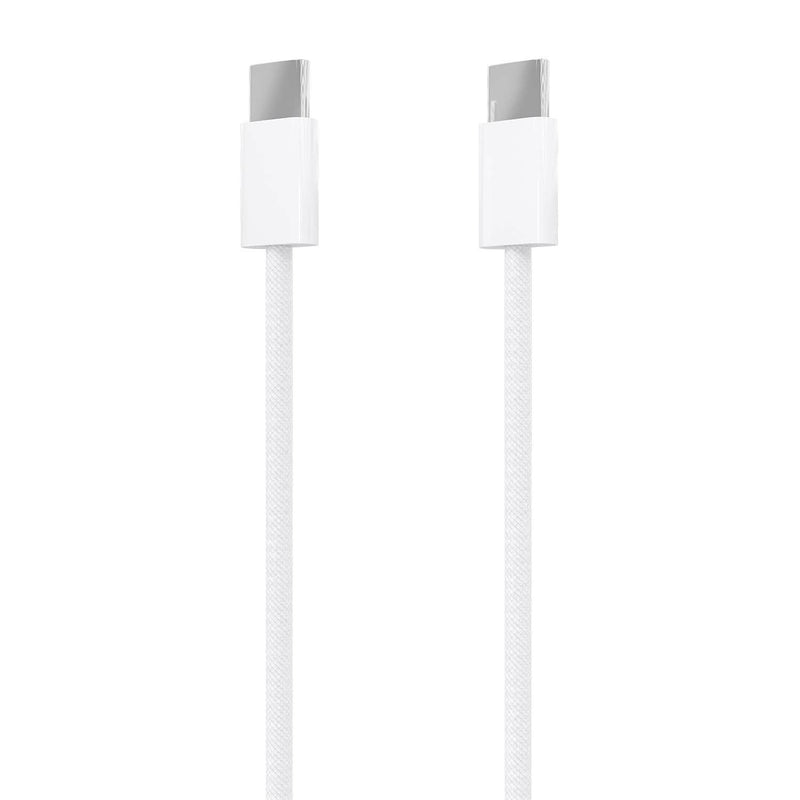 Aisens USB Cable 2.0 3A 60W Apple - Type USB-C/M-usb-c/M - 2M - White