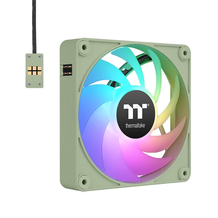 Thermaltake Fan CT140 Ex ARGB Sync Refrigeración PC, Fan Green Claro, Paquete 3 CL-F197-PL14MG-A