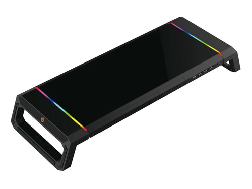 Conceptronic Stand Desktop Gaming Monitor Ergonomico Hub USB 2.0 Light RGB — image 1