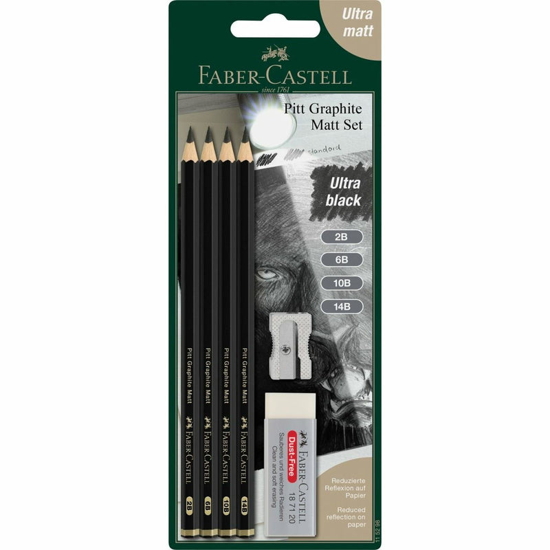 Faber-castell Bleist. Pitt Graphite Matte 2B 6B 10B 14B
