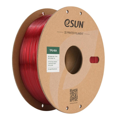 ETPU-95A 1,75MM Transparent Red 1KG — image 1