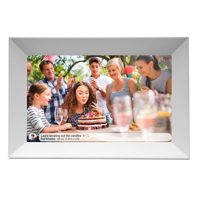 Denver Frame PFF-1063WHITE Fotográfico Digital White 25,6CM (10.1) Screen Touchscreen Wi-Fi