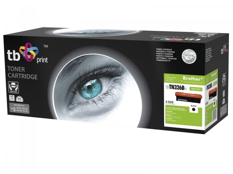 Toner Brother TN326 B TN-TN326BN Bk 100% Ne