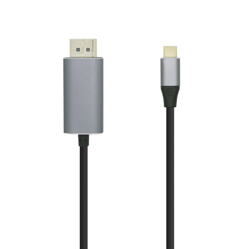Aisens USB Cable -c a DisplayPort 4K@60HZ - USB-C/M-dp/M - 0.80M - Black