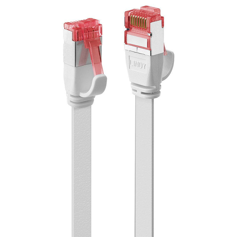 Lindy Network Cable CAT.6 U/FTP Flachband White 5.00M
