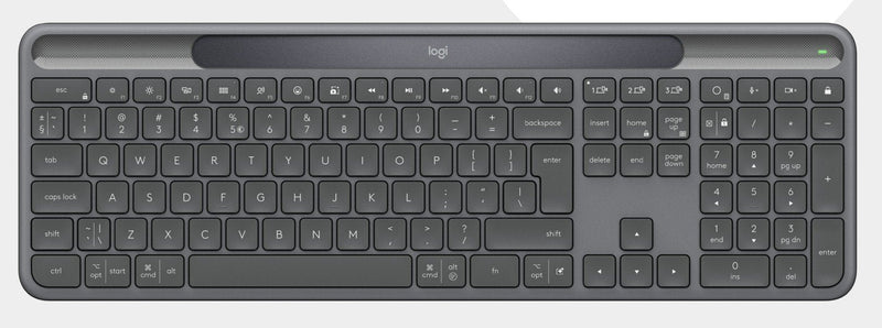 Logitech Keyboard Signature Slim Solar + K980 For Business Black