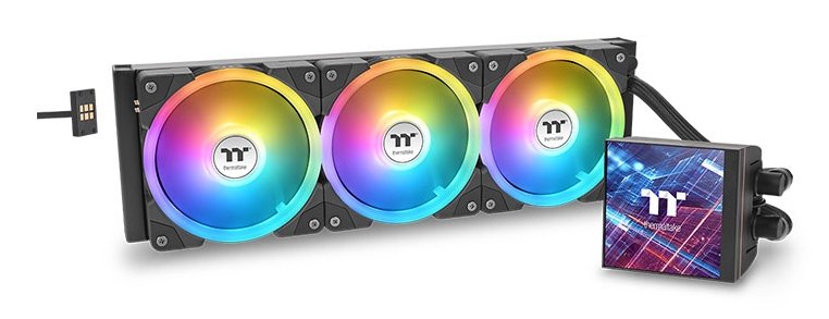 Thermaltake Refrigerador Liquido CPU Magfloe 360 Ultra ARGB Sync Aio Cooler Líquido, Black Enfriamiento Black