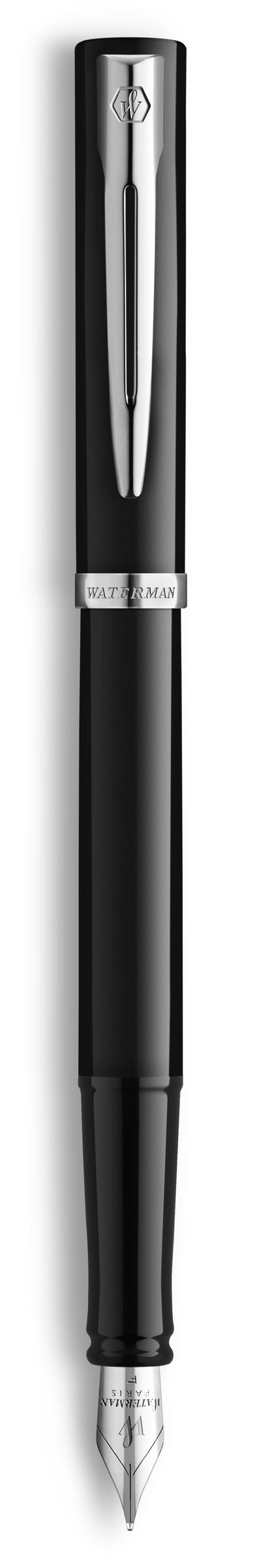 Waterman Pluma Estilográfica Impression Black Lack Ct F Blue Box Of Regalo — image 1