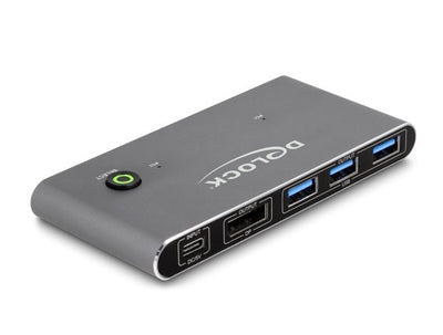 Delock 18646 Switch DisplayPort KVM 8K 30 HZ With USB 5Gbps — image 1