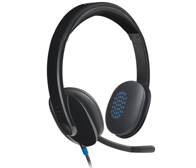 Logitech Headphones + Micro H540 Black
