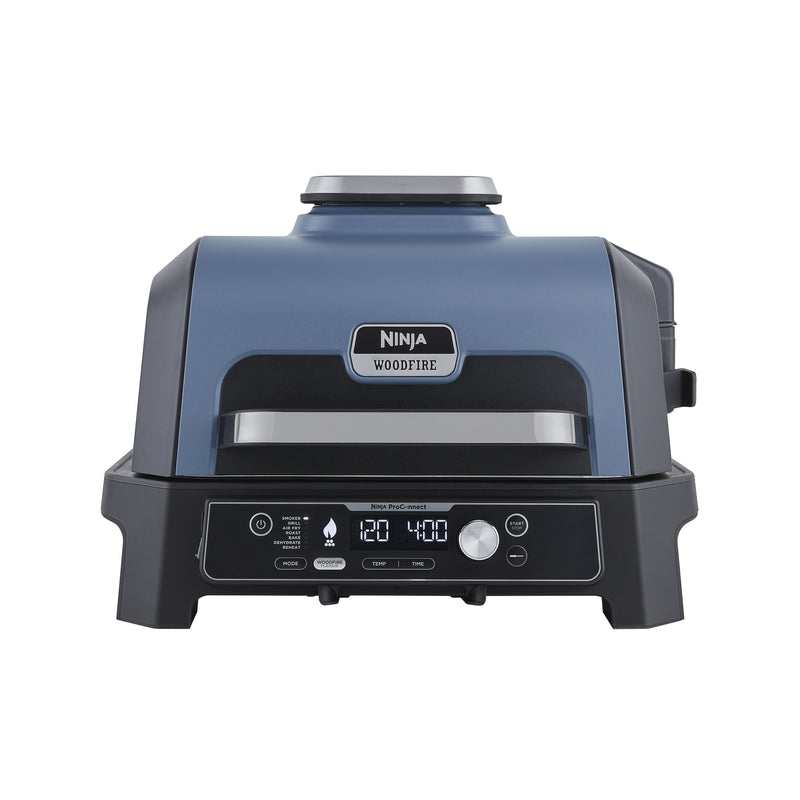 Ninja Parrilla Eléctrica Woodfire Pro Connect XL Outdoor 7 1, Control Aplicación, Sensor Digital, Fryer Air