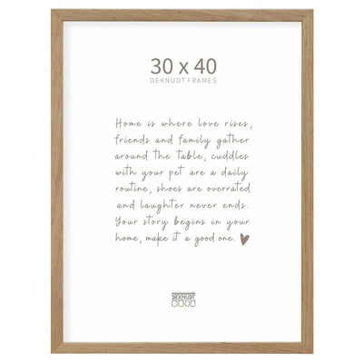 Deknudt S47CJ1 30X40 Frame Solid Oak — image 1