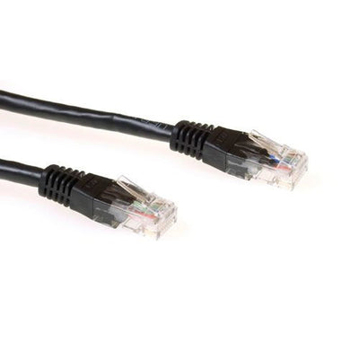 Black 20 Meter U UTP CAT.6A Patch Cable With RJ45 Connectors — image 1