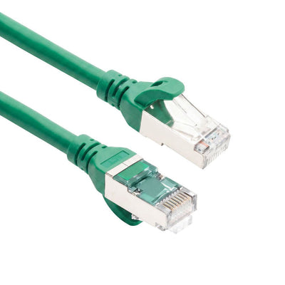 Green 7 Meters Tpe S FTP CAT.6A Ultra-flex Patch Cable Snagless With RJ45 Connectors — image 1