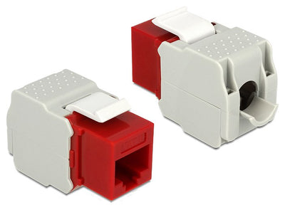 Keystone Modul RJ45 Buchse Lsa CAT.6 UTP Red — image 1