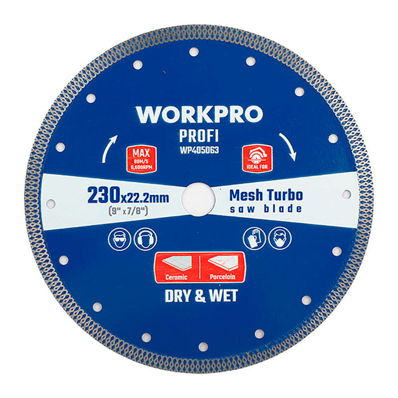 Drive Diamantado Continuo Mesh Turbo Profi Ø125 X 22,2MM