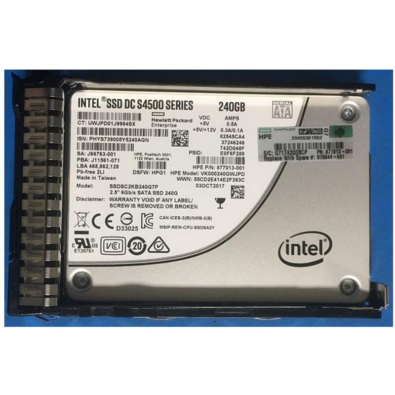 Drive SSD HP Enterprise 240GB SATA 6G Sff Ri Ds Sc SSD