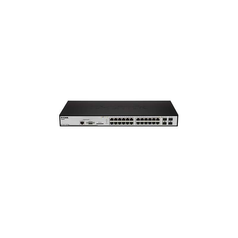 Dlink DGS-3200-24 Tape Measure Ethernet Xstack 20-PORT 10/100/1000Mbps Gigabit Managed Layer 2 Switch + 4-PORT