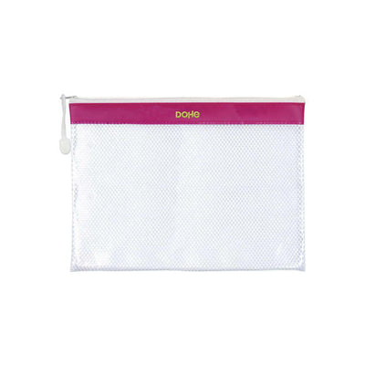 Dohe Bag Zip Pvc - 32X24MM - Ideal Documentos A4 - Resistant And Duradera — image 1