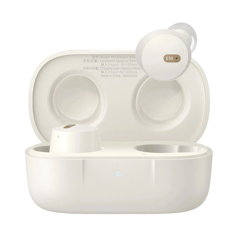 Baseus Headphones Bowie E18 True Wireless Stereo (tws) USB Type-c Bluetooth White