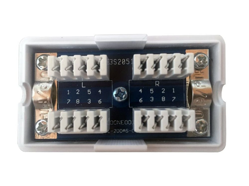 Gembird RJ45/RJ45 In-line Coupler CAT.6, Lsa (krone), FTP, Shielded, Silver