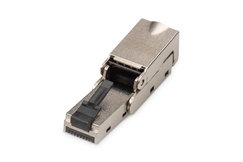 Digitus Connector Campo CAT.6A, Ángulo, STP With Cover Antipolvo Plateada, 1 Piece DN-93636