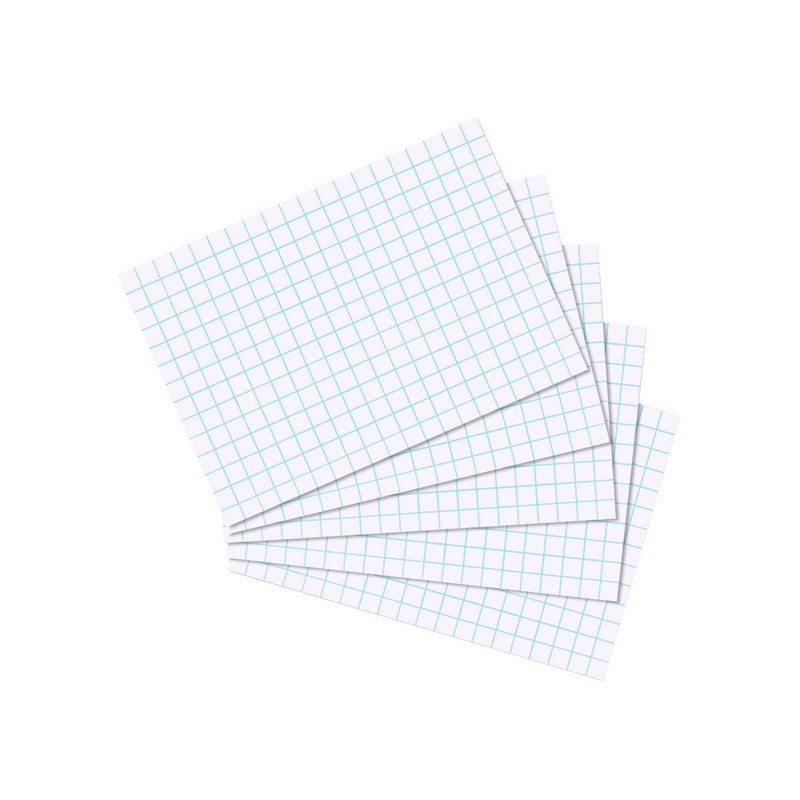 Herlitz Fichas 100 Pieces Cuadriculadas A7, Paper 10621431
