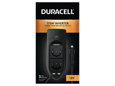 Duracell 175W Twin Eu Socket Inverter With 2 X 2.1A USB Ports DRINV15-EU — image 1