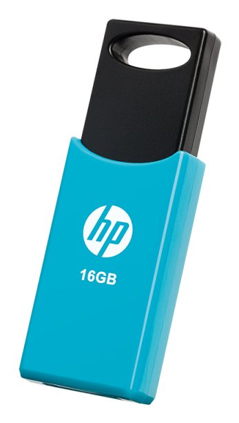 HP Usb-stick 16GB V212W 2.0 Flash Drive (black/Blue) Retail