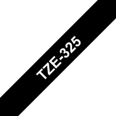 Brother TZE325,CINTA Rotuladora Black/White 9MM — image 1