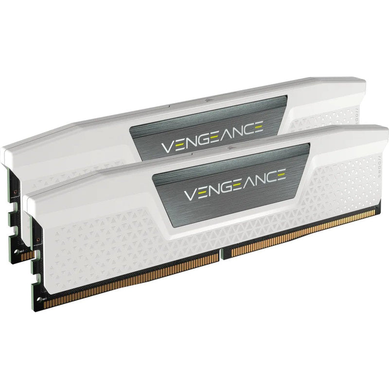 Corsair Memory 32GB DDR5-6400 (2X 16GB) Kit Dual, White CMK32GX5M2B6400C32W, Venganza, Intel Xmp)