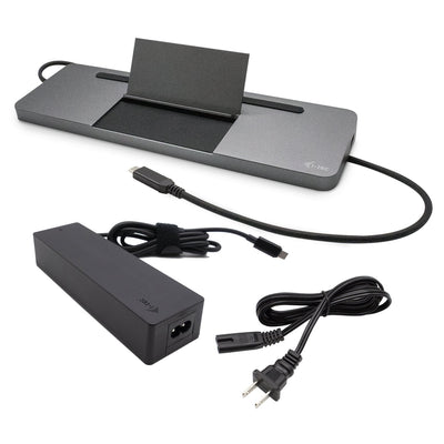 I-tec USB-C Metal 4K 3XDISPLAY Ds 1XHDMI1XVGA1XDP 1XSD + 1XMICROSD Cr 1XGLAN 1X3.5MMAUDIO 2x USB 3.0 2x USB 2. — image 1