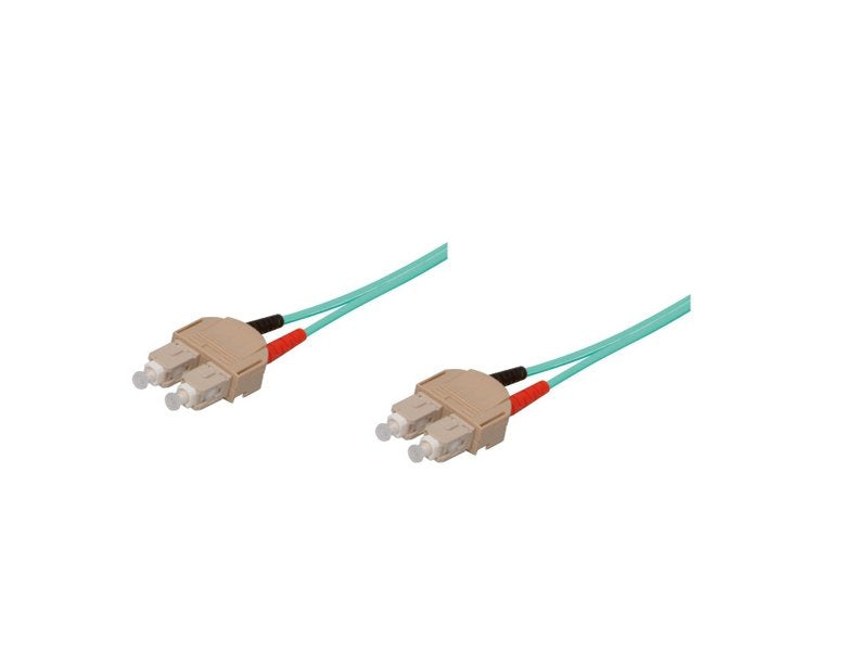 Cable Alcasa 15M Sc/Sc Fibre Optic OM3 Blue