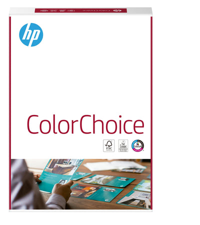 HP Paper Colour Choice 500/A4/210X297, A4 (210X297 Mm), Printing Láser/Inyección Ink White 90G/M², 500 Hojas — image 1
