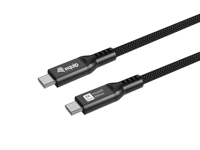 Equip USB Cable -C4.0-C 80Gbps PD240W M 2.00M Black — image 1