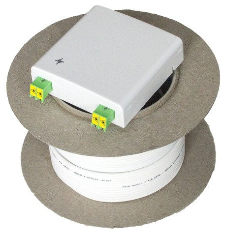 Telegärtner H02082A0016 Cable Fibre Optic 75M Lc 4X Lc White