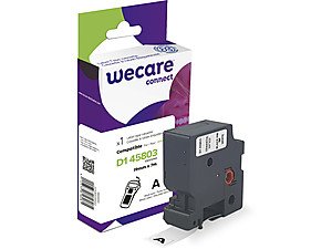 Armor Label White Texto Black Dymo D1 45803 19MMX7M