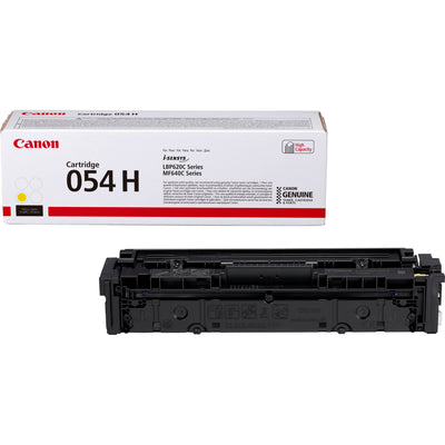 Canon Toner 054H Yellow 2300 Pag LBP622 - MF641 - MF644 - LBP621 - LBP623 - MF641 - MF643 - MF645 — image 1
