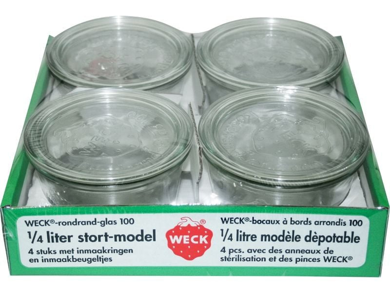 Weck Mold Jar 0,25L Set Of 4