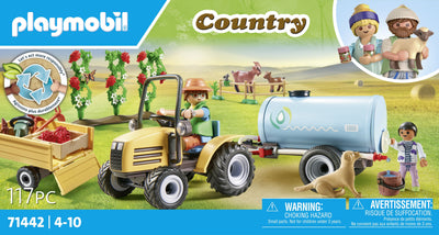 Playmobil 71442 Country Traktor With Anhänger And Wassertank — image 1