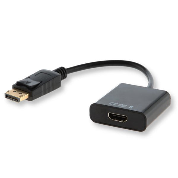 Savio CL-55 Adapter Cable DP HDMI a Black