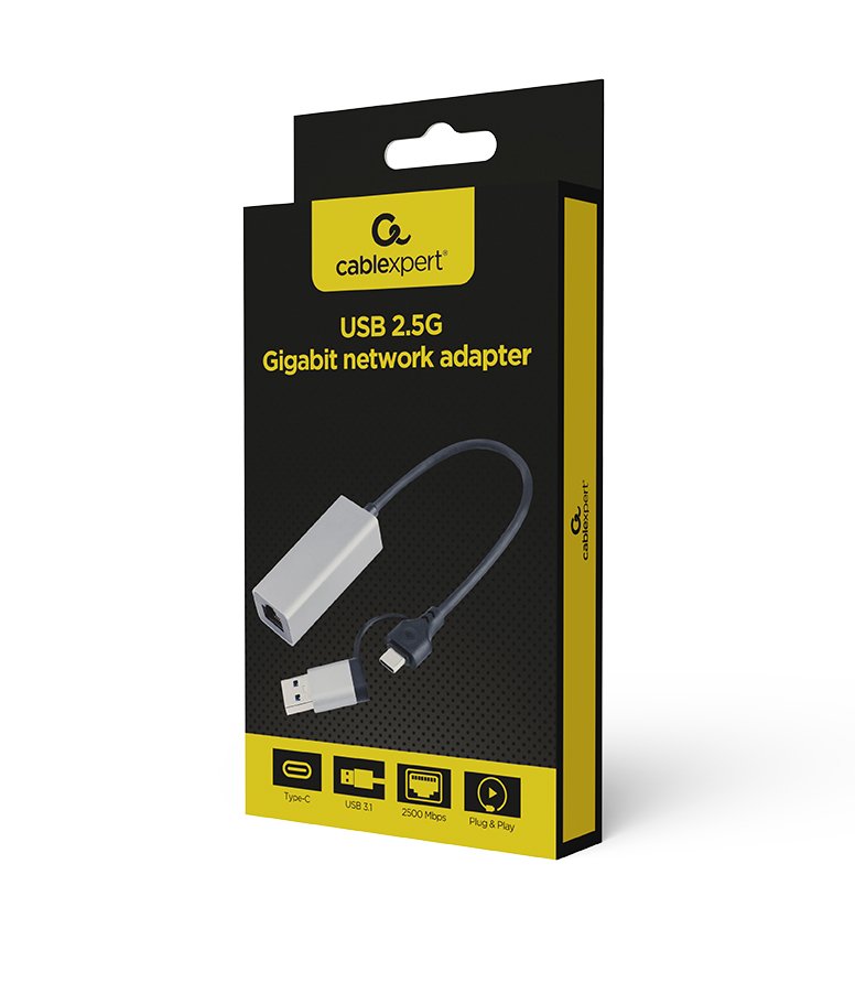 Network Card USB 3.1 USB-A/USB-C 2.5GB/S