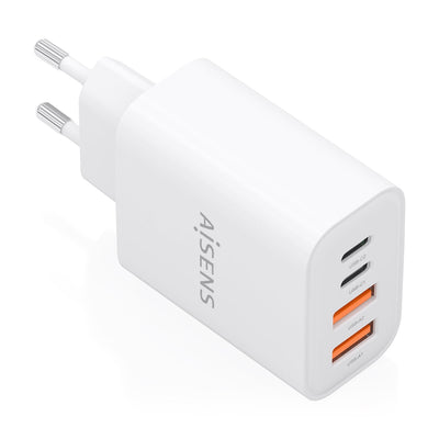 Aisens Charger GaN 32W, 2x USB-C PD 3.0, 2x USB-A, White — image 1