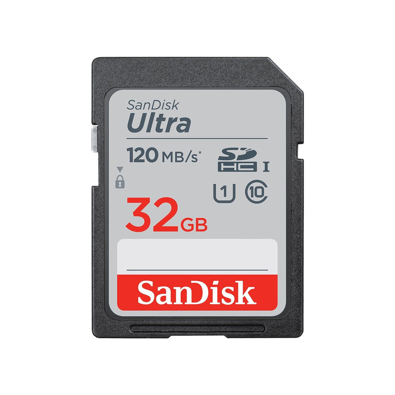 SanDisk Memory Card Ultra 32GB SD Hc Uhs-i Sdxc Clase 10 120MBS