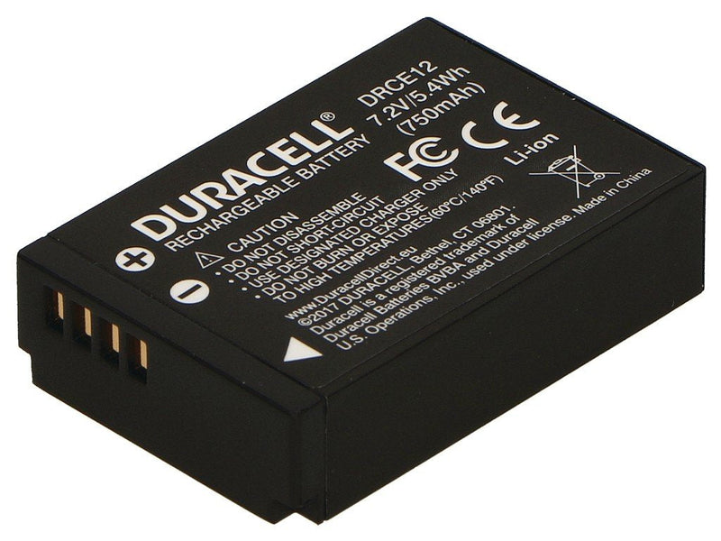 Duracell Digital Camera Battery 7.2V 750MAH Canon LP-E12 DRCE12
