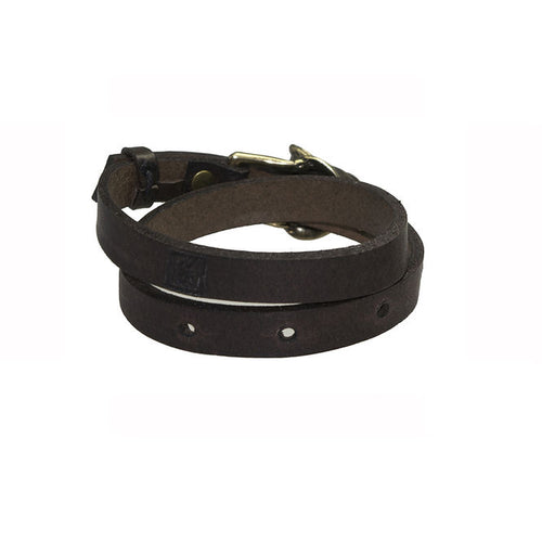 Wolf Leather Bracelet - Bronze Matte