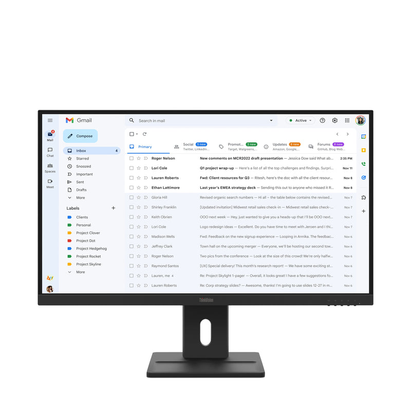 Lenovo Monitor 27 64BCMAT4EU / Thinkvision E27-40 Black