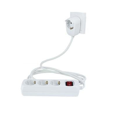 Rev 0012392114 Base Múltiple 2M 4 Salidas AC Indoor White